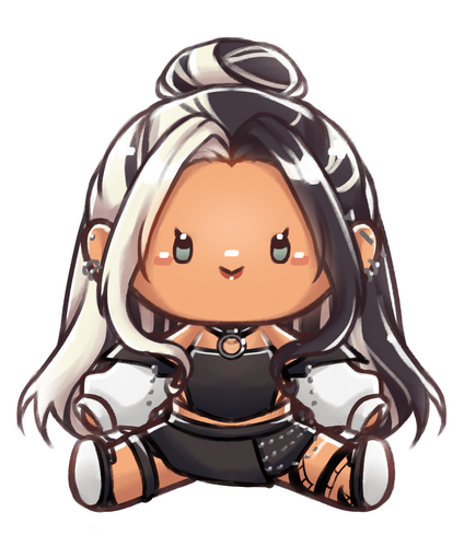 plushie version of lilMossheadVT